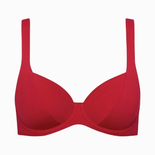Lisca Swimwear Portofino red soft-cup bikini bra