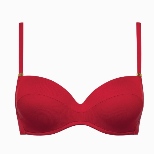 Lisca Swimwear Portofino red padded bikini bra