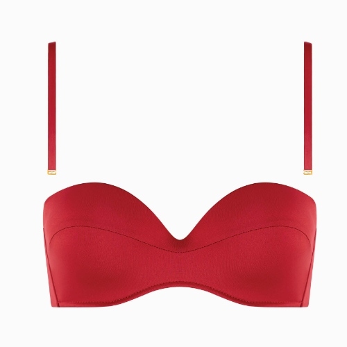 Lisca Swimwear Portofino red padded bikini bra