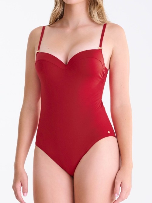 Lisca Swimwear Portofino red bathingsuit