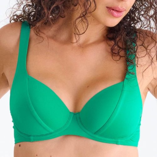 Lisca Swimwear Portofino green soft-cup bikini bra