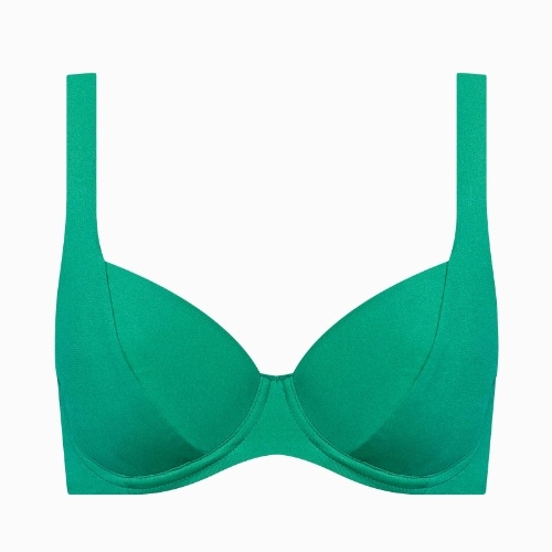 Lisca Swimwear Portofino green soft-cup bikini bra
