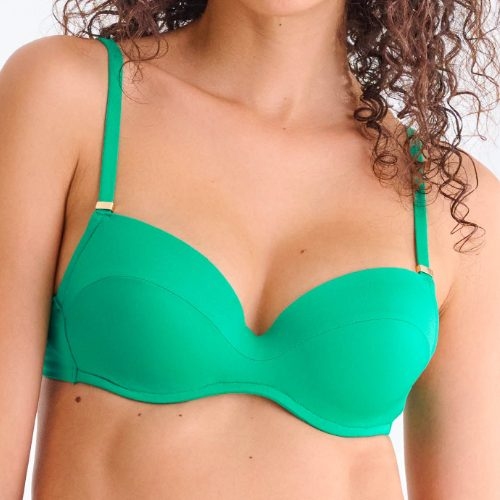 Lisca Swimwear Portofino green padded bikini bra