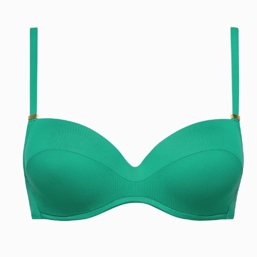 Lisca Swimwear Portofino green padded bikini bra