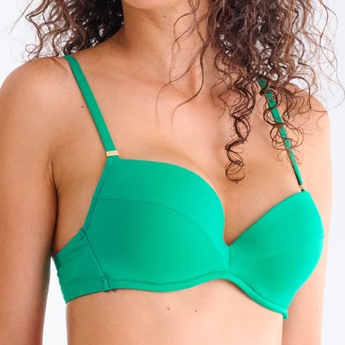 Lisca Swimwear Portofino green push up bikini bra