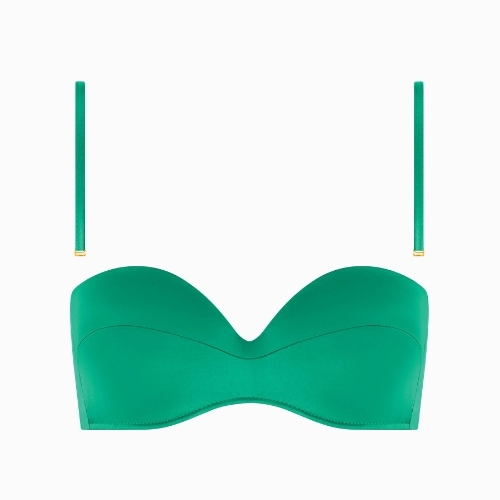 Lisca Swimwear Portofino green padded bikini bra
