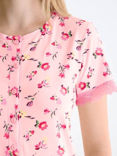 Lisca Bloomy pink nightdress