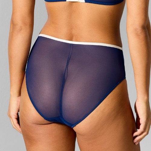 Sapph High Society navy blue high waist brief
