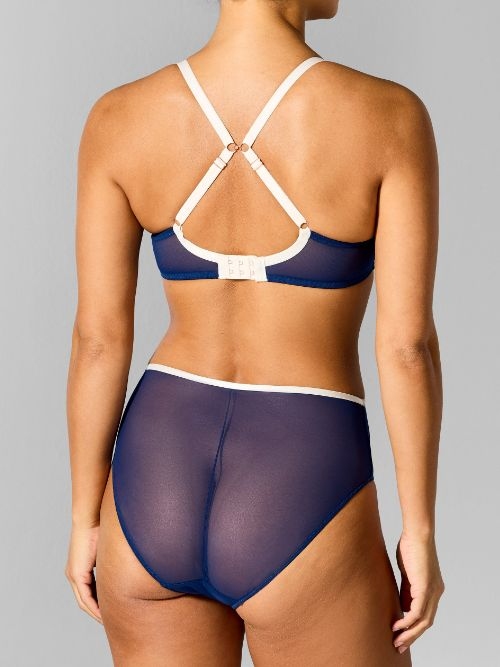 Sapph High Society navy blue high waist brief