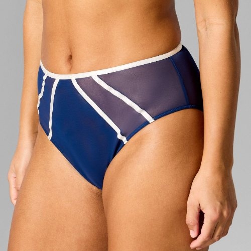 Sapph High Society navy blue high waist brief
