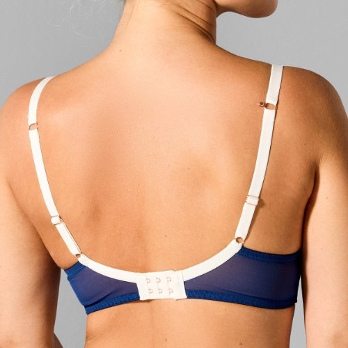 Sapph Geraldine navy blue padded bra