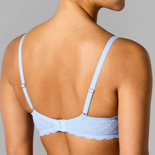 Sapph Nadia blue non-padded bra