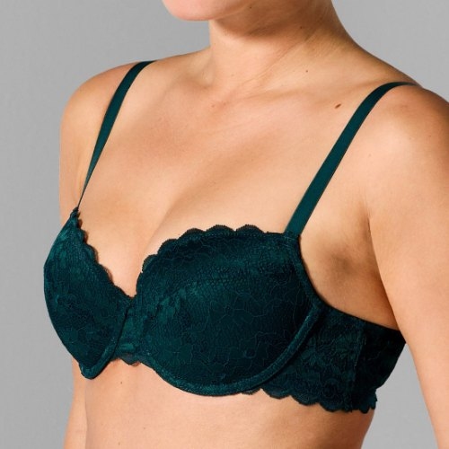 Sapph Madelon green padded bra