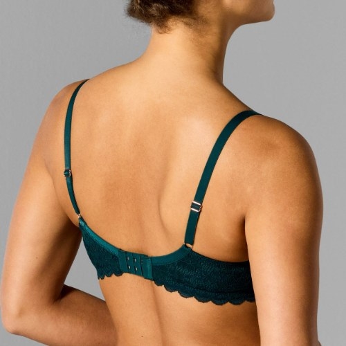 Sapph Madelon green non-padded bra