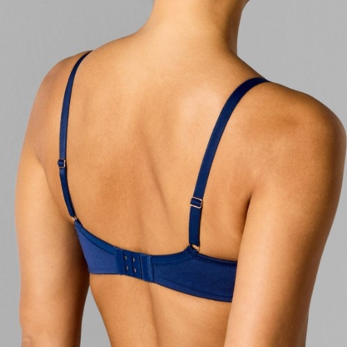 Sapph Lara navy blue padded bra