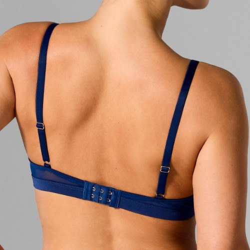 Sapph Lara navy blue non-padded bra
