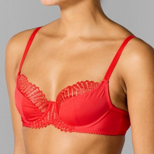 Sapph Birdie red padded bra