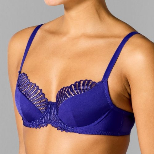 Sapph Birdie blue padded bra