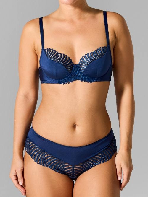 Sapph Birdie navy blue brazilian