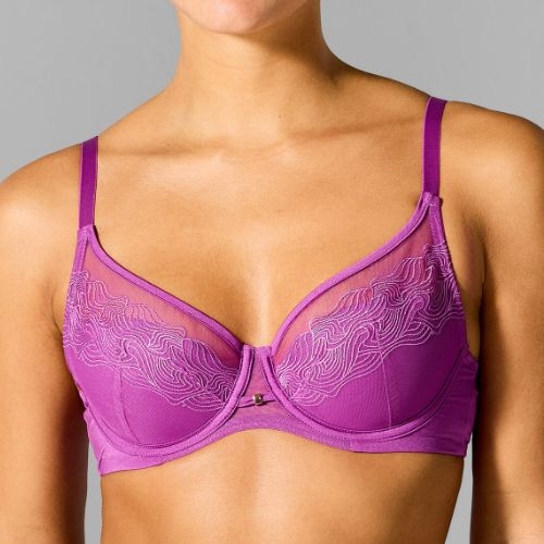Sapph Michelle purple padded bra