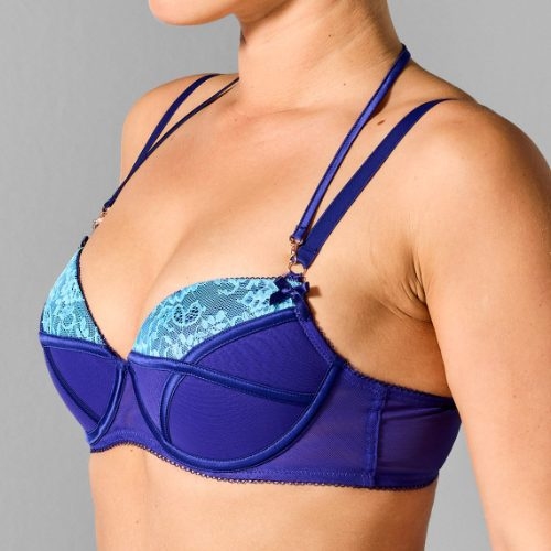 Sapph Heleen blue padded bra