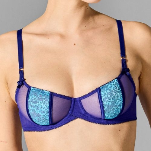 Sapph Heleen blue non-padded bra