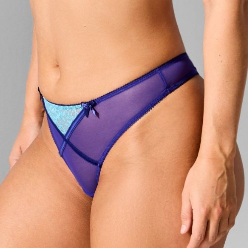 Sapph Heleen blue thong