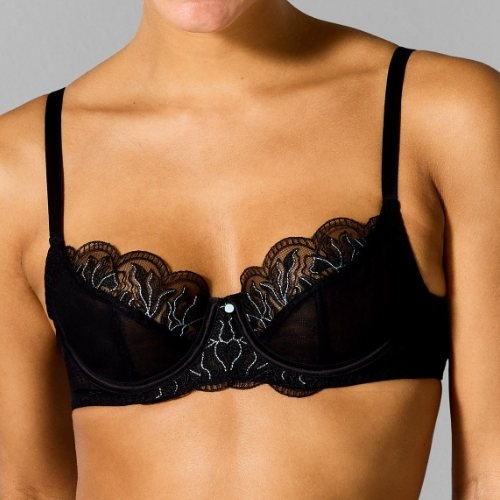 Sapph Chan black non-padded bra