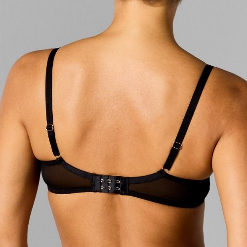 Sapph Chan black non-padded bra