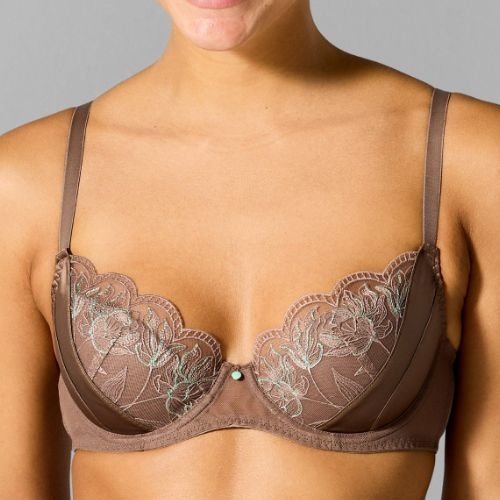 Sapph Chan mole grey padded bra