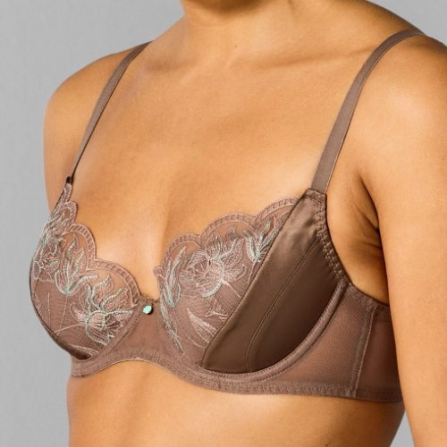 Sapph Chan mole grey padded bra