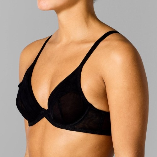 Sapph Joyce black non-padded bra