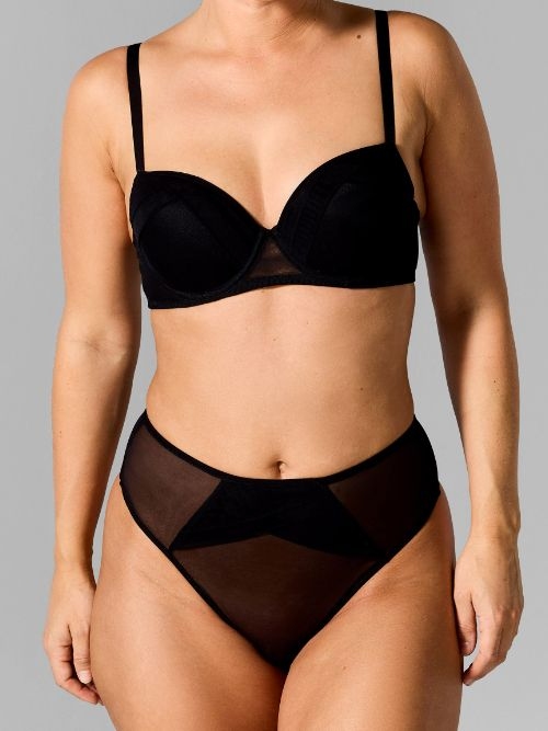 Sapph Joyce black non-padded bra