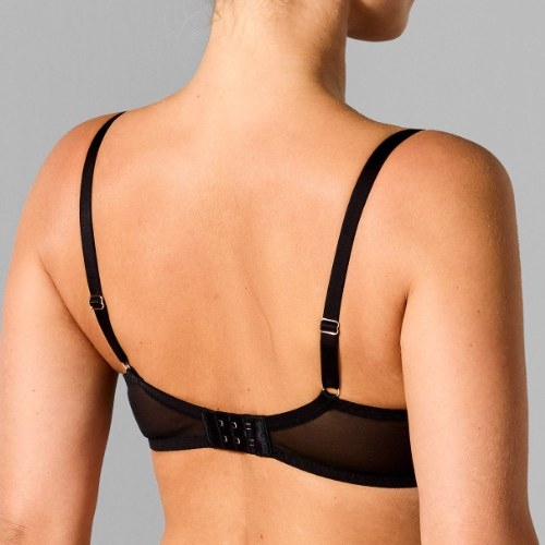 Sapph Joyce black non-padded bra
