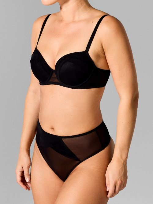 Sapph Joyce black non-padded bra