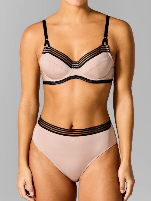 Sapph Anna mole grey non-padded bra