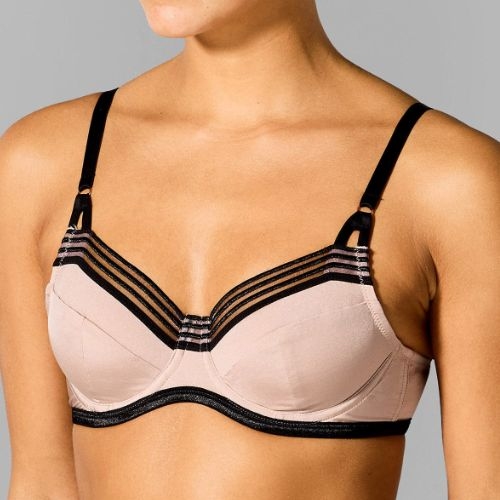 Sapph Anna mole grey non-padded bra