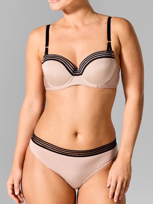 Sapph Anna mole grey padded bra