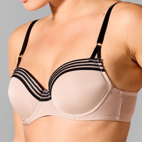 Sapph Anna mole grey padded bra