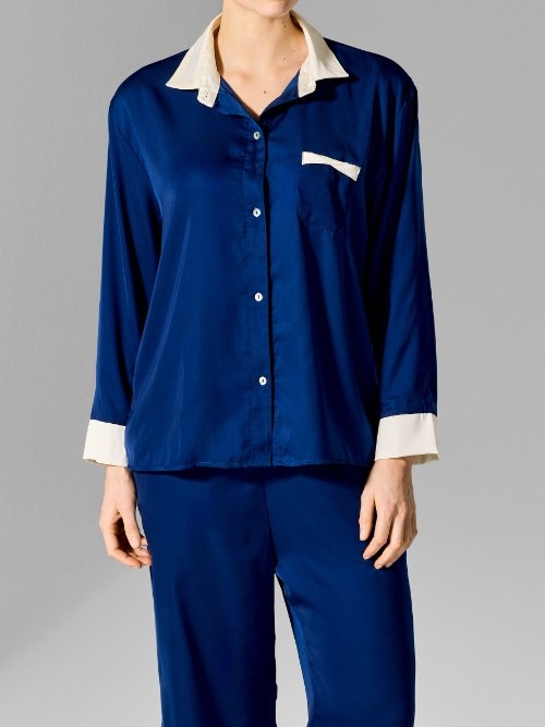 Sapph Leanne navy blue sleep shirt