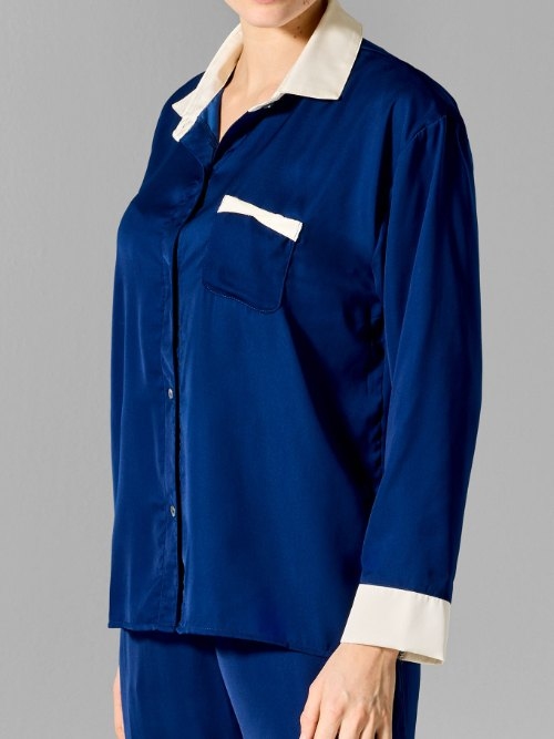 Sapph Leanne navy blue sleep shirt