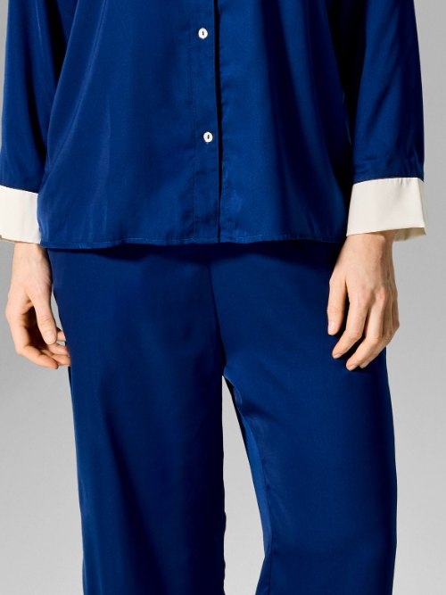 Sapph Leanne navy blue pyjama pant