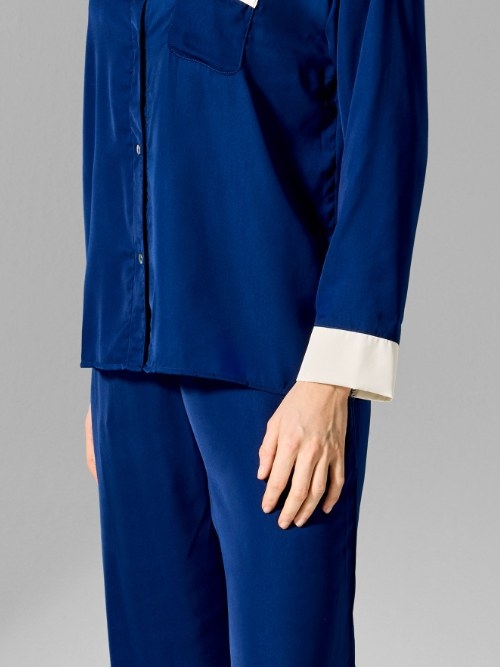 Sapph Leanne navy blue pyjama pant