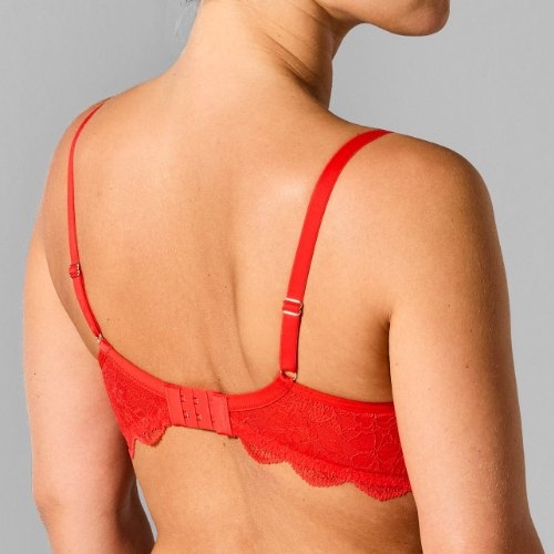 Sapph Fabulous red padded bra