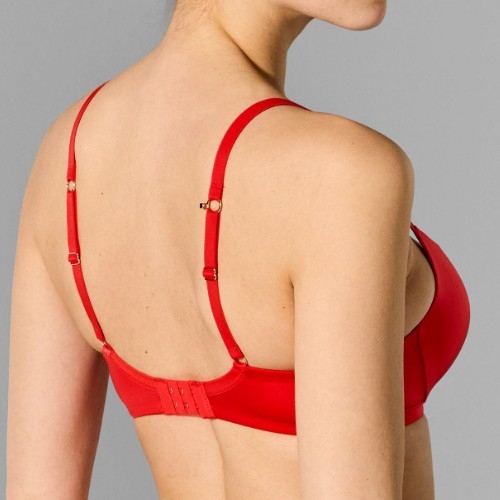 Sapph Comfort red padded bra