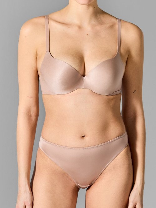 Sapph Comfort mole grey padded bra