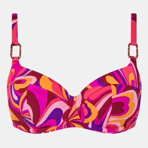 Chantelle Badmode Vita pink/print soft-cup bikini bra