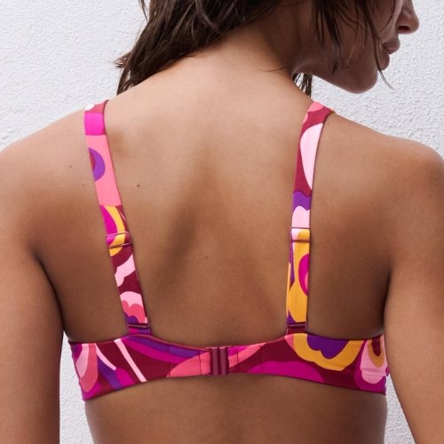 Chantelle Badmode Vita pink/print soft-cup bikini bra