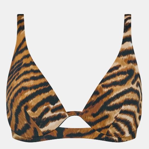 Chantelle Badmode Vita brown/print padded bikini bra