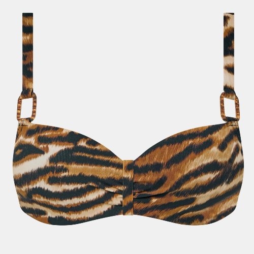 Chantelle Badmode Vita brown/print padded bikini bra